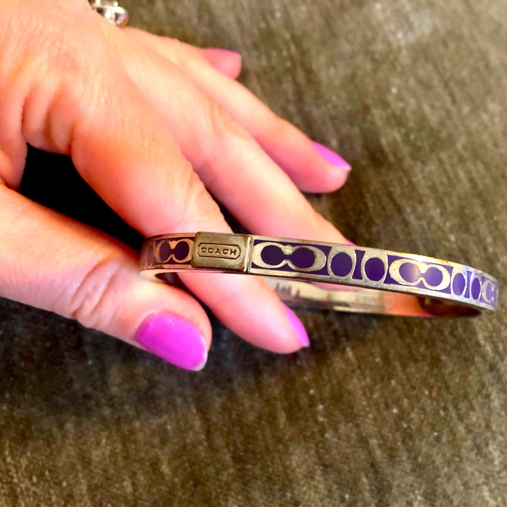 COACH Bracelet - Plum (Deep Purple)/Silver